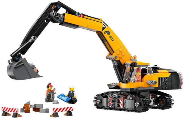 Конструктор Lego City Yellow Construction Excavator 60420 от 8+ лет photo 2