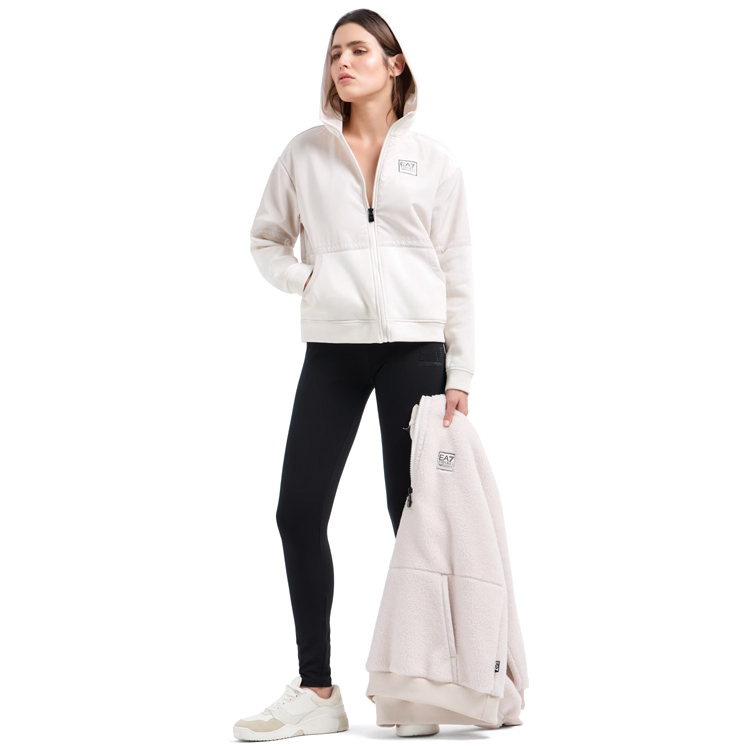 Hanorac EA7 EMPORIO ARMANI SWEATSHIRT XXS Bej Femei photo 5