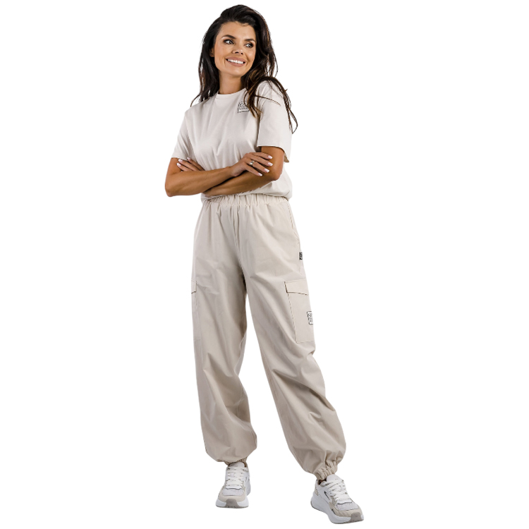 Брюки EA7 EMPORIO ARMANI TROUSER XXS Бежевый Женский photo 4