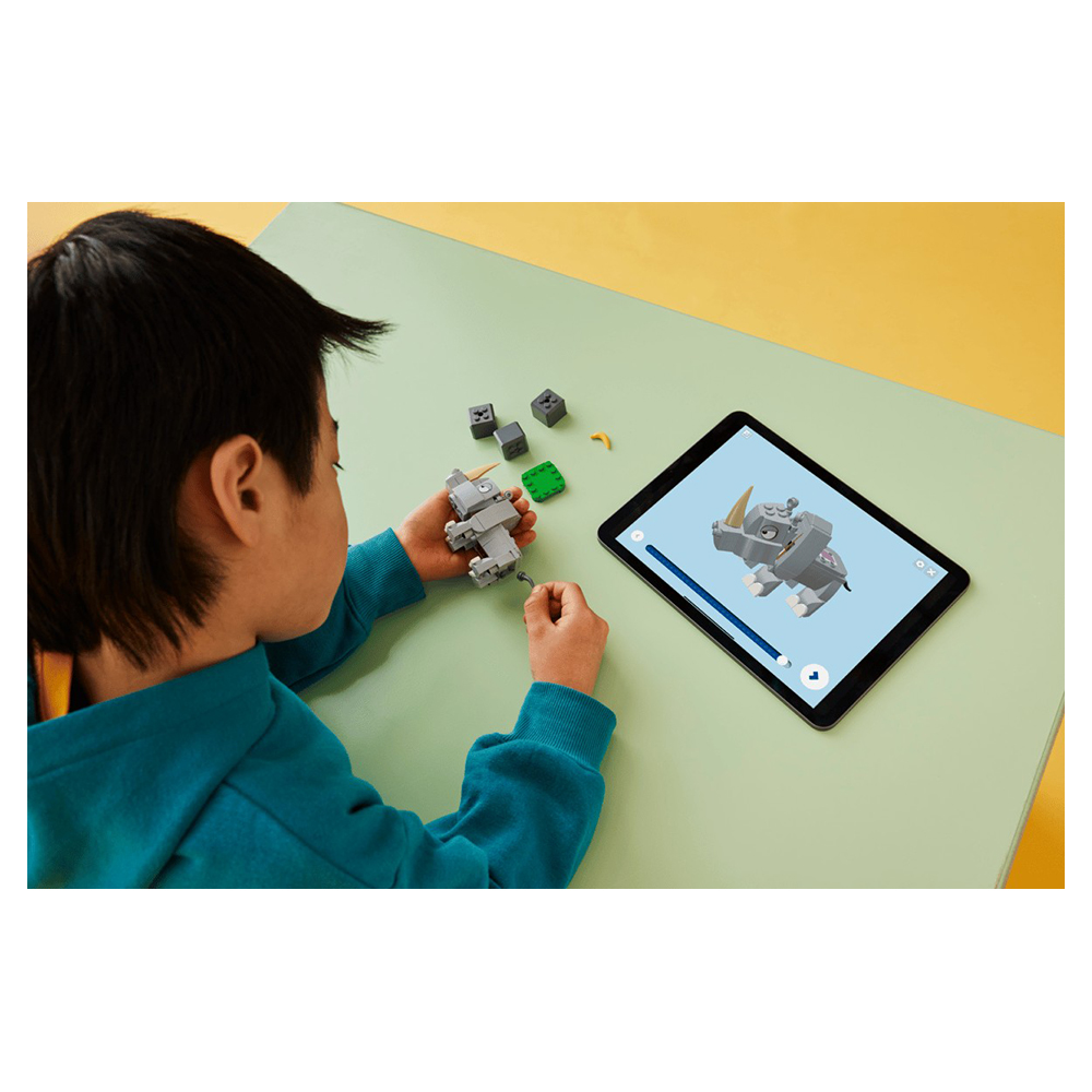 Constructor Lego Super Mario Rambi the Rhino Expansion Set V29 71420 de la 7+ ani photo 4