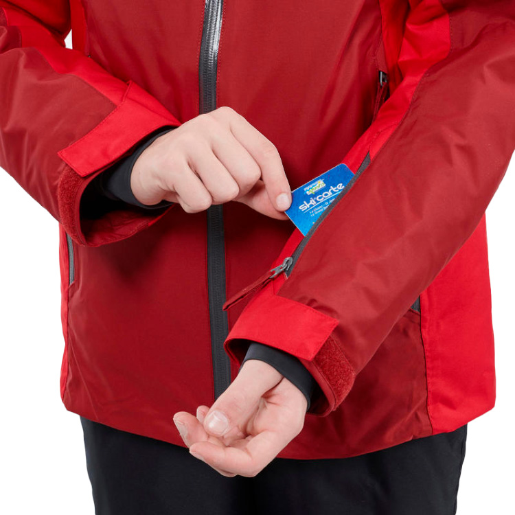 Scurta Wedze SKI-P JKT 500 BOY 125-132 Rosu Barbati photo 6
