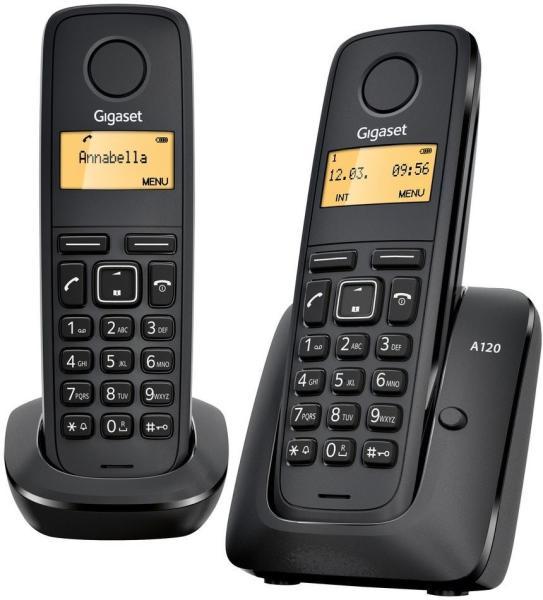 Радиотелефон Siemens A120 Duo negru photo 1