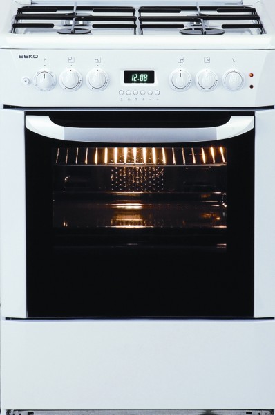 Plita de gaz Beko CM61220 / 4 arzatoare / 60 cm / Alb photo 1 Plita de gaz Beko CM61220 / 4 arzatoare / 60 cm / Alb photo 1