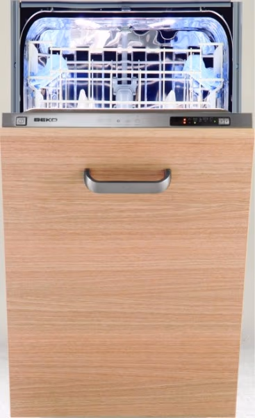 Mas. de spalat vase incorporabila Beko DIS1520, 5 programe, 45 cm, A, Alb
