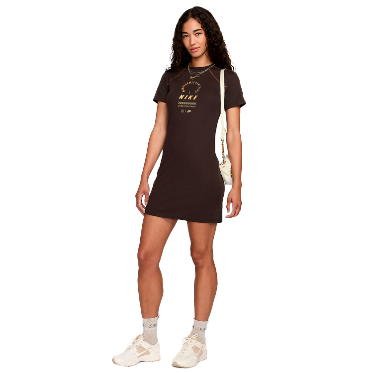Rochie Nike W NSW DRESS SS FEMME SW S Maro Femei photo 4