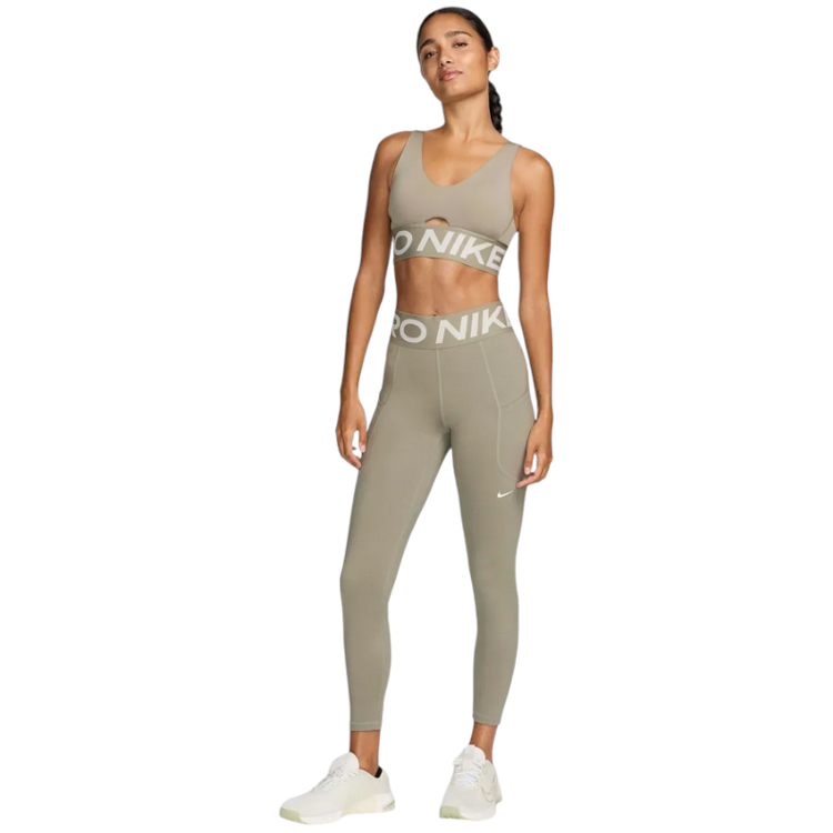 Bra sportive Nike W NP INDY PLUNGE BRA BOLD / Femei / L / Gri photo 2