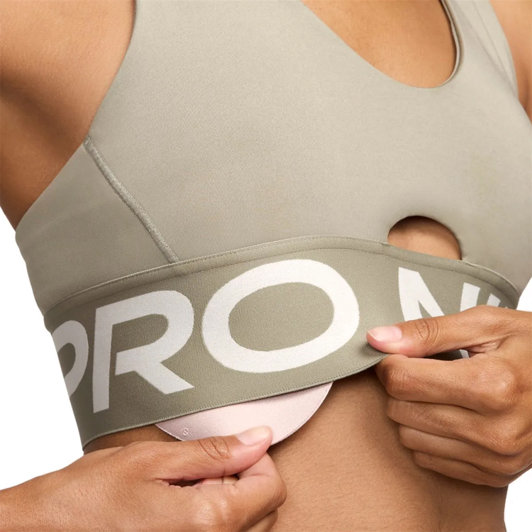 Bra sportive Nike W NP INDY PLUNGE BRA BOLD / Femei / L / Gri photo 4