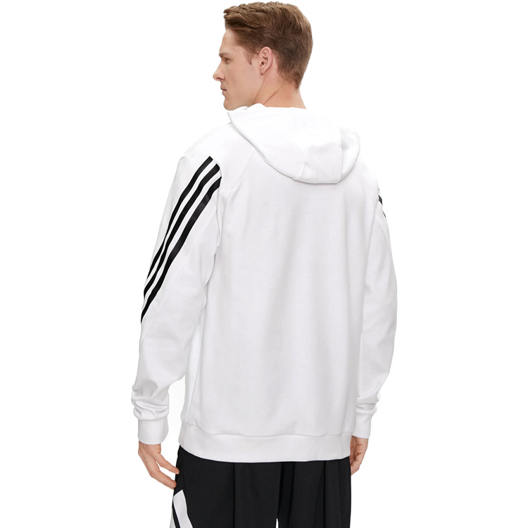 Hanorac pt bărbați Adidas M FI 3S HD S Alb photo 5