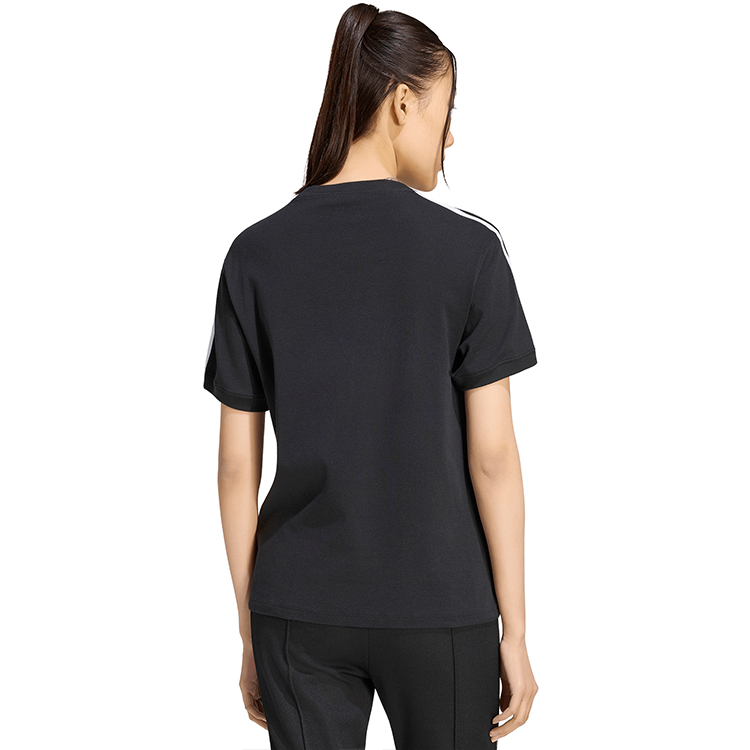 Tricou Adidas 3 STRIPE TEE XXS Negru Femei photo 3