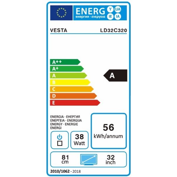 Televizor Vesta LD32C320 / 32" / LED / HD ready photo 2