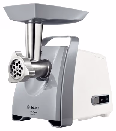 Мясорубка Bosch MFW45020, 2.7 кг/мин, 500 Вт, Белый 