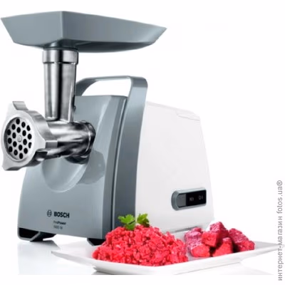 Мясорубка Bosch MFW66020, 3 кг/мин, 600 Вт, Белый 