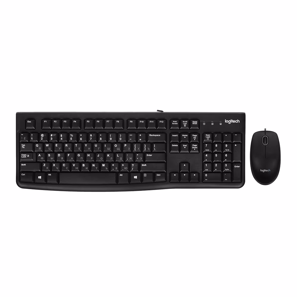 Клавиатура + мышь проводная Logitech MK120 