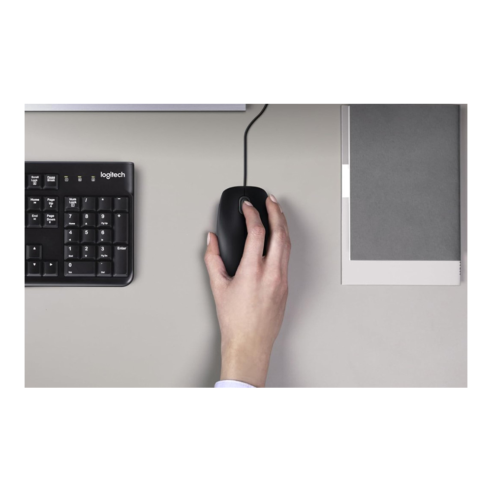 Клавиатура + мышь проводная Logitech MK120 / Мембранная photo 10