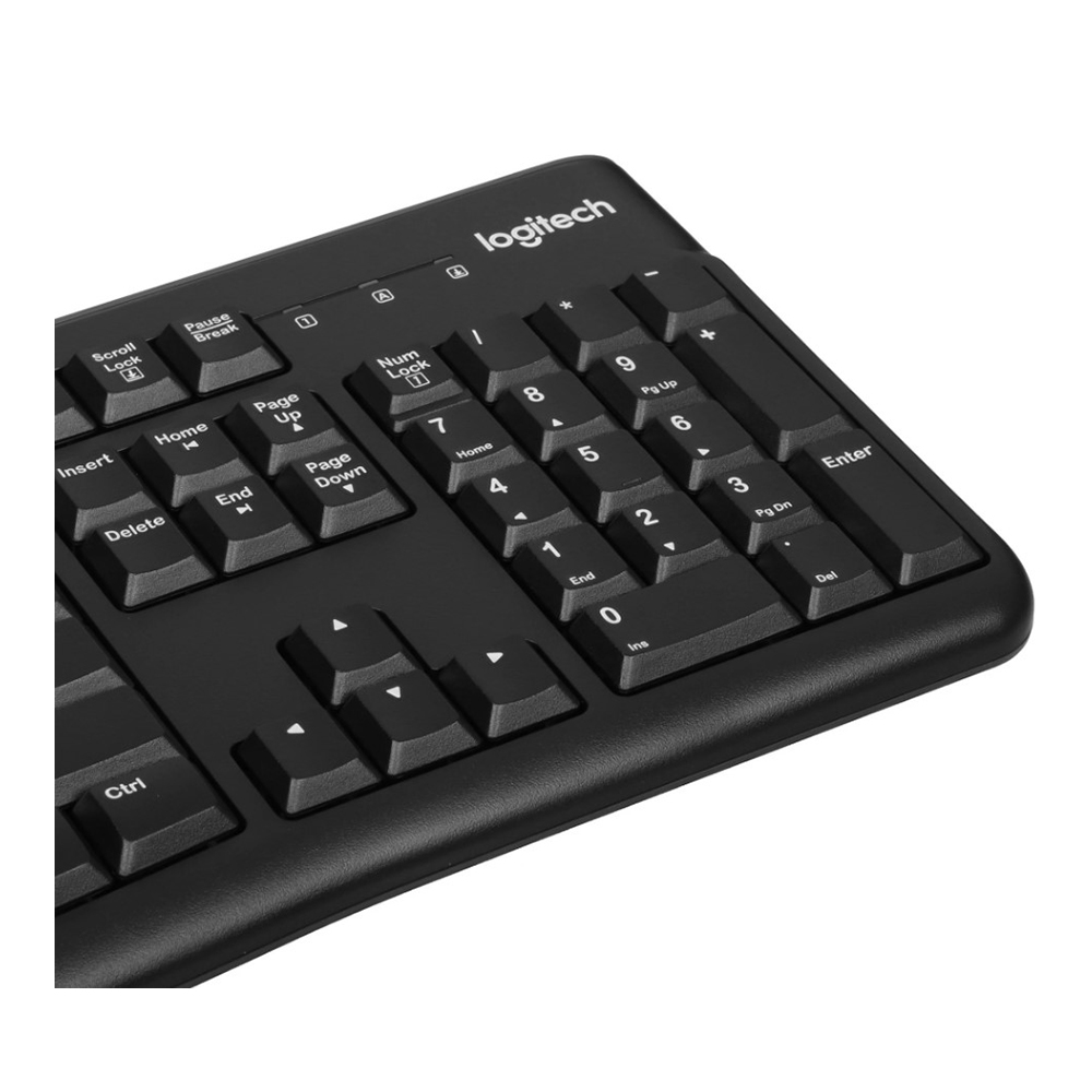 Клавиатура + мышь проводная Logitech MK120 / Мембранная photo 3