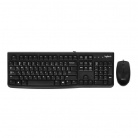 Клавиатура + мышь проводная Logitech MK120 thumbnav 1