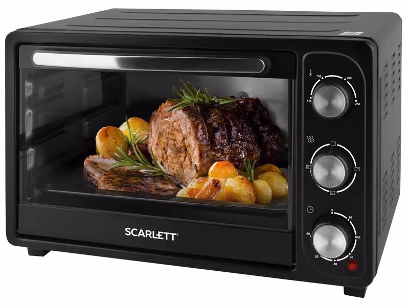 Cuptor electric Scarlett SC-EO93O20, 26 l, 1380 W, Negru 