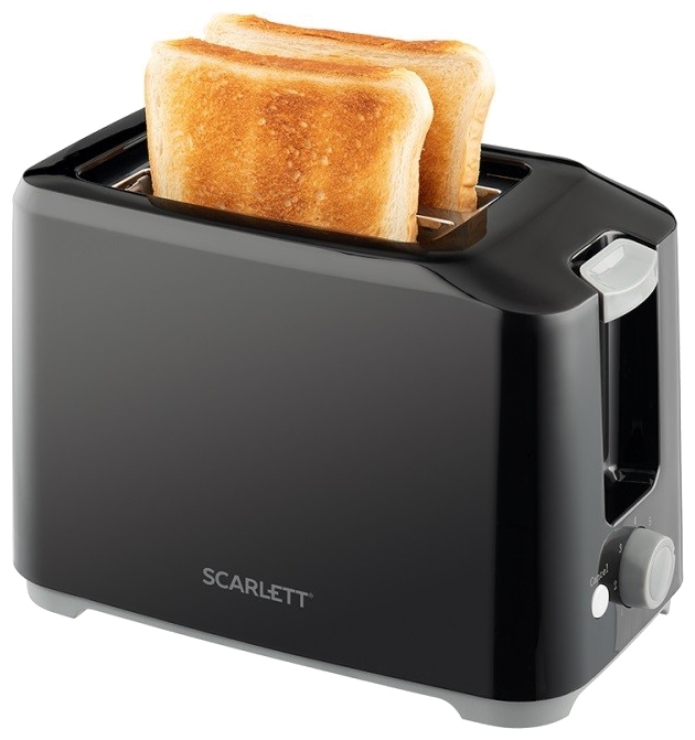Тостер Scarlett SC TM11020, 2 тоста, 700 Вт, Черный photo 1 Тостер Scarlett SC TM11020, 2 тоста, 700 Вт, Черный photo 1