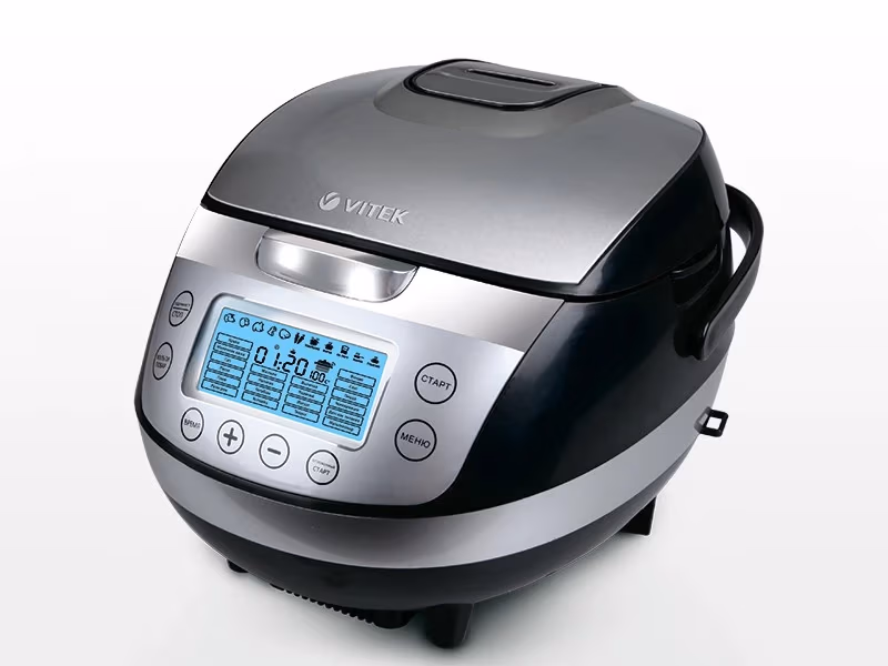 Мультиварка Vitek VT4220, 860 Вт, 50 программ, Черный с нержавеющей сталью