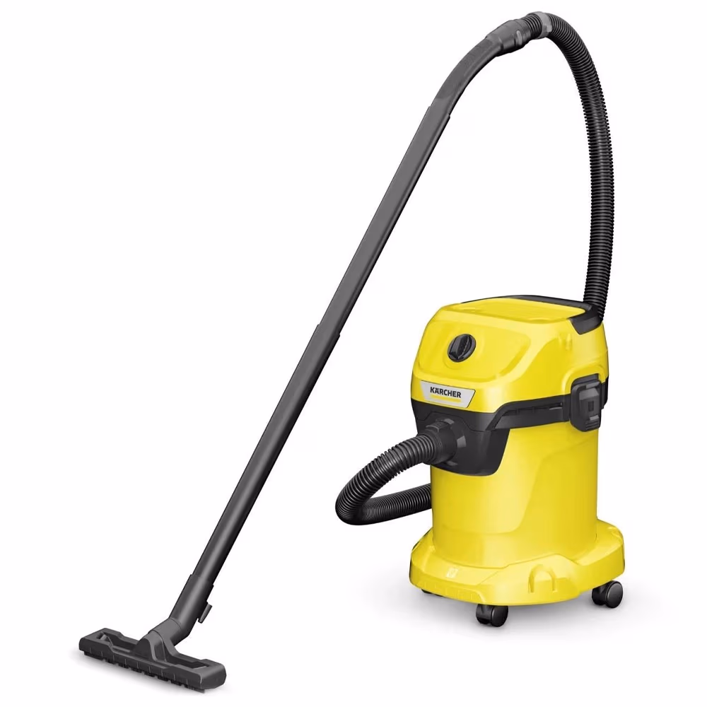 Пылесос с мешком Karcher WD 3 V-17/4/20, 1000 Вт, Желтый 
