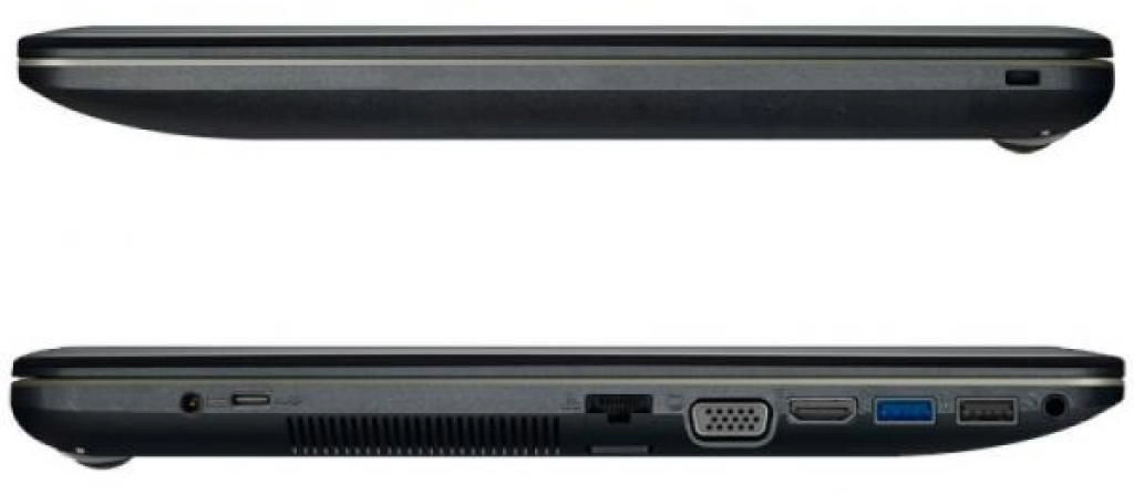 Ноутбук Asus X541NA-GO120, 4 ГБ, DOS, Черный с серым