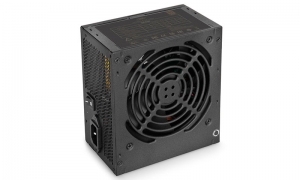 PSU DEEPCOOL "DA600", 600W, ATX12V V2.4, 80 PLUS® Bronze, Active PFC, 120mm Silent fan with PWM, Double Layer EMI Filter, +12V (46A), 20+4 Pin, 1xCPU(4+4Pin), 2xPCI-E(6+2pin), 5x SATA, 3x Peripheral, OVP/ SCP/UVP/OPP, Black thumbnav 1