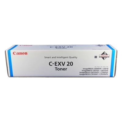 Toner Canon C-EXV20 Cyan, (1606g/appr. 35 000 pages 10%) for Canon imagePRESS C7xxx,C6xxx photo 1