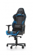 Gaming/Office Chair DXRacer Racing Pro GC-R131-NB-V2, Black/Blue, Premium PU leather, max weight up to 150kg / height 165-195cm, Rocking Function, Recline 90°-135°, 4D Armrests, Head and Lumber cushions, Aluminium wheelbase, 3" PU Caster, W-26.1kg thumbnav 1