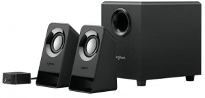 Logitech Z213 Speaker System 2.1 (RMS 7W, 4W subwoofer, 2x1.5W), Black