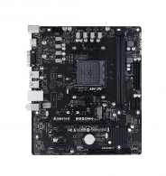 BIOSTAR B550MH, Socket AM4, AMD B550, Dual 2xDDR4-4933+, APU AMD graphics, VGA, HDMI, 1xPCIe4.0 X16, 4xSATA3, RAID, 1x M.2 Gen4 x4(64Gb/s), 2xPCIe3.0 X1, ALC887 7.1 HDA, GbE LAN, 8xUSB3.2, mATX thumbnav 1