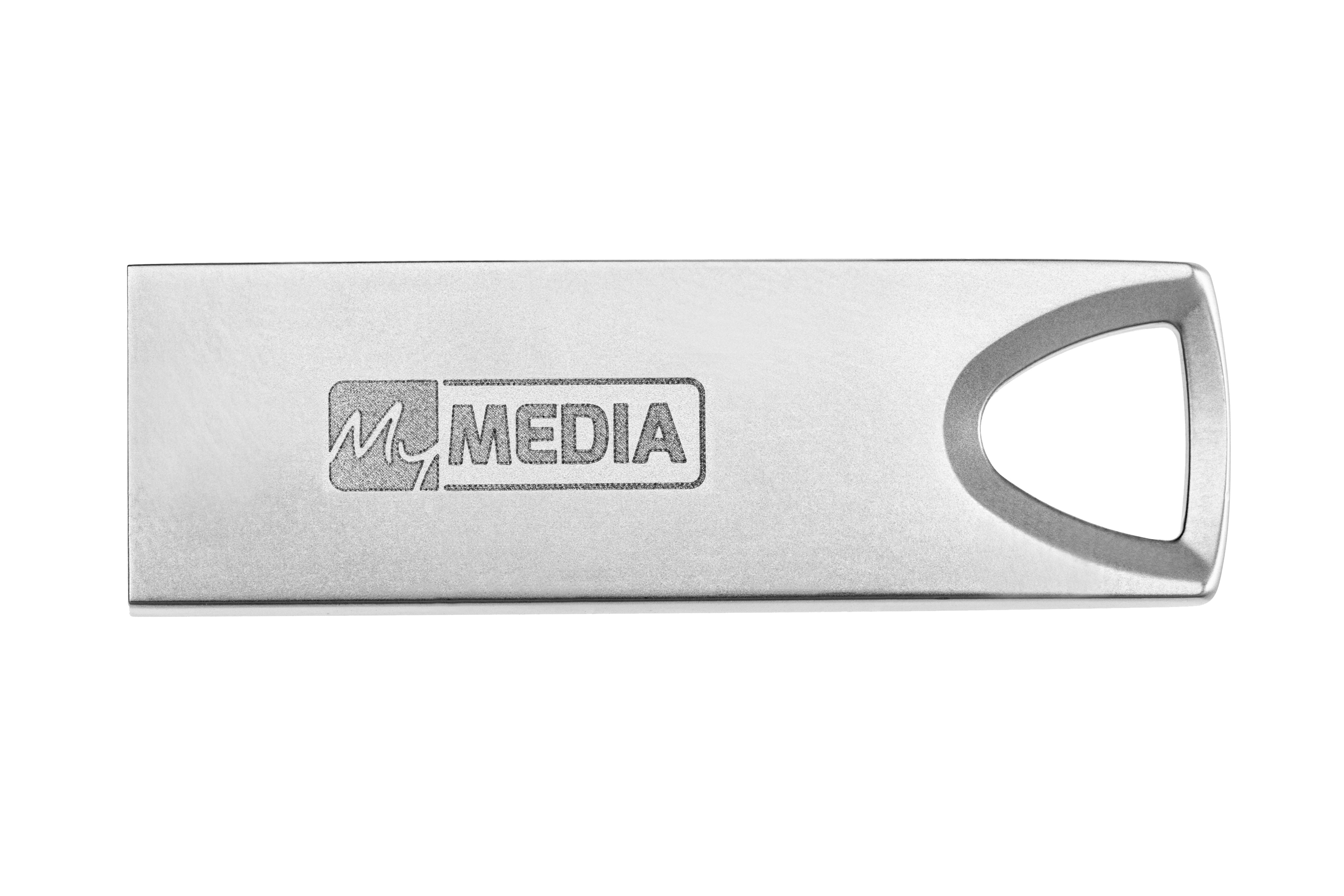 16GB USB3.2 MyMedia (by Verbatim) MyAlu USB 3.2 Drive Metal casing, Compact and lightweight, (Read 80 MByte/s, Write 30 MByte/s) photo 1