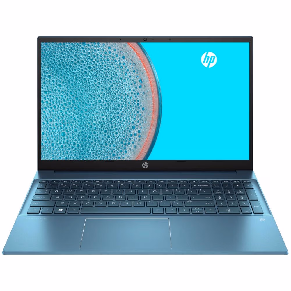 HP Pavilion 15 Fog Blue, 15.6" FHD IPS 250 nits (Intel Core i5-1135G7 4xCore 2.4-4.2 GHz, 16GB (2x8) DDR4 RAM, 512GB PCIe NVMe SSD, Intel Iris Xe, no ODD, CR, WiFi-AC/BT5.0, HDMI, DP, USB-C, Backlit KB, 3cell, HD Webcam, Ru, FreeDOS, 1.75kg) 