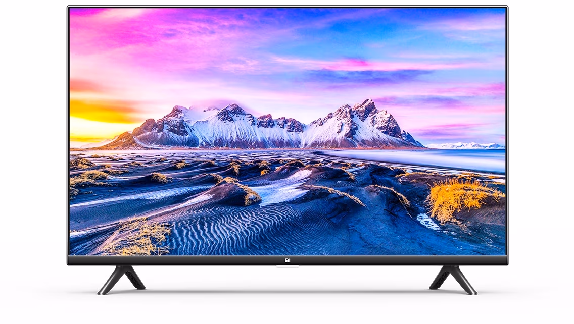 43" LED TV XIAOMI P1, Black, 3840x2160 (4K), HDR, SmartTV (Android TV), RAM 2GB, ROM 8GB, RMS 2x10W, HDMIx3, USBx2, WiFi-AC+Lan+BT4.2, DVB-T2/C/S2/CI+, Vesa 200x200 