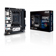 ASUS PRIME A320I-K, Socket AM4, AMD A320, Dual 2xDDR4-3600, APU AMD graphics, HDMI, DP, 1xPCIe X16, 4xSATA3, RAID, 1x M.2 slot, ALC887 7.1ch HDA, GbE LAN, 6xUSB3.1, 5X Pro.III, 2x Aura Sync RGB header, mini-ITX thumbnav 1
