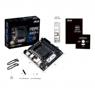 ASUS PRIME A320I-K, Socket AM4, AMD A320, Dual 2xDDR4-3600, APU AMD graphics, HDMI, DP, 1xPCIe X16, 4xSATA3, RAID, 1x M.2 slot, ALC887 7.1ch HDA, GbE LAN, 6xUSB3.1, 5X Pro.III, 2x Aura Sync RGB header, mini-ITX thumbnav 2
