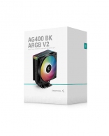 Кулер DEEPCOOL AG400 BK ARGB V2 / Universal / 220W / 500~2000rpm, <31.6dBA / 75.89CFM / Blac thumbnav 6