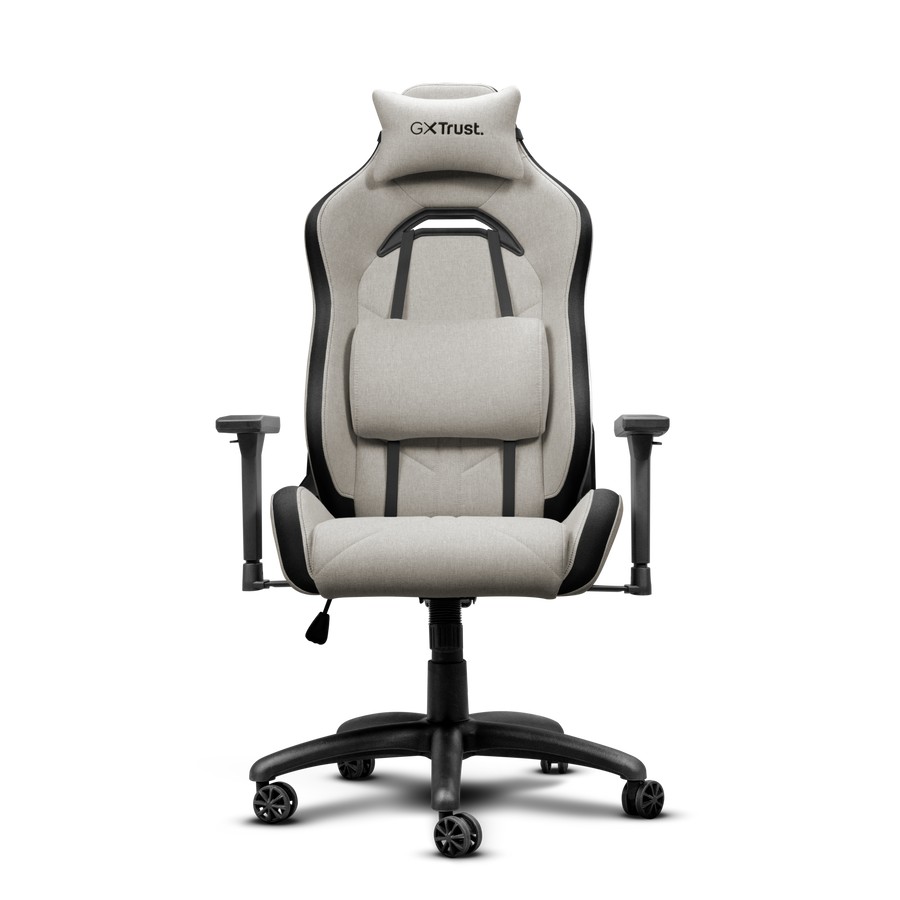 Игровое кресло Trust GXT 723B Ruya / 150kg / up to 195cm / Beige photo 1