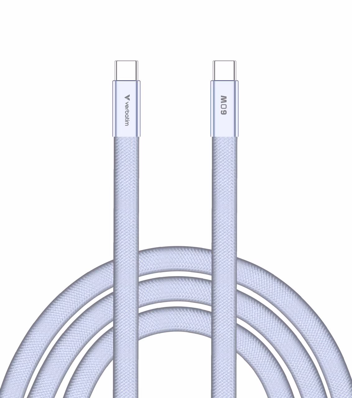 Cablu USB-C to USB-C Verbatim Sync & Charge SoftTouch 60W / 1.2 m