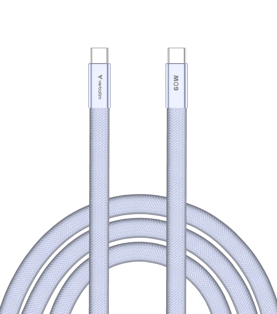 Cablu USB-C to USB-C Verbatim Sync & Charge SoftTouch 60W / 1.2 m photo 1
