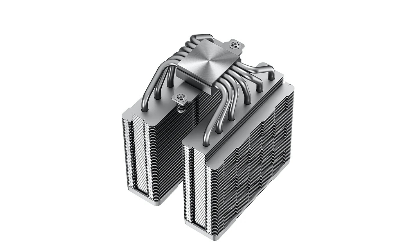 DEEPCOOL Cooler ”AK620”, Socket LGA2066/2011/1851/1700/1200/115x & AM5/AM4, Dual-Tower, up to 260W, 2x FDB FK120 fans: 120x120x25mm, 500~1850 RPM±10%, <28 dB(A), 68.99 CFM, 4-pin PWM, Fluid Dynamic Bearing, 6x 6mm Cooper Heatpipes photo 2