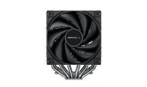DEEPCOOL Cooler ”AK620”, Socket LGA2066/2011/1851/1700/1200/115x & AM5/AM4, Dual-Tower, up to 260W, 2x FDB FK120 fans: 120x120x25mm, 500~1850 RPM±10%, <28 dB(A), 68.99 CFM, 4-pin PWM, Fluid Dynamic Bearing, 6x 6mm Cooper Heatpipes thumbnav 1