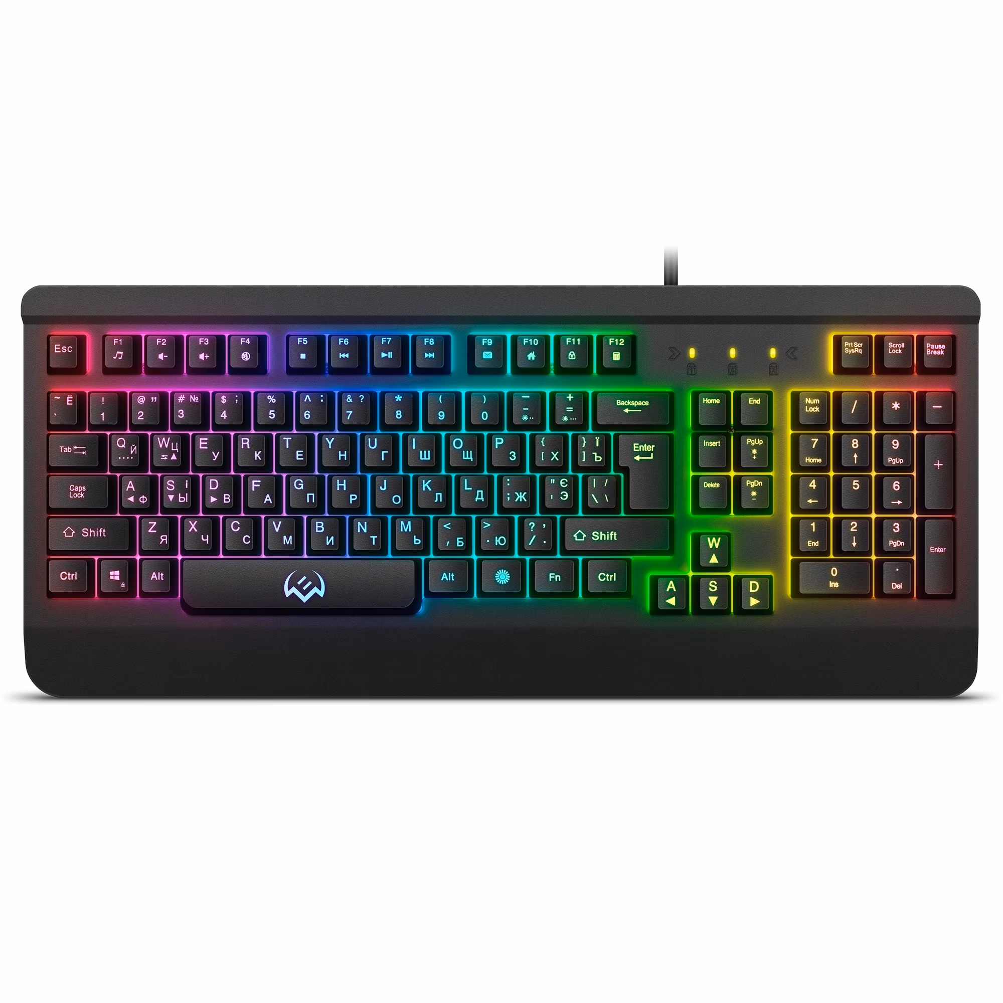 Игровая клавиатура SVEN KB-G9450 RGB / USB / 1.8m / Black 