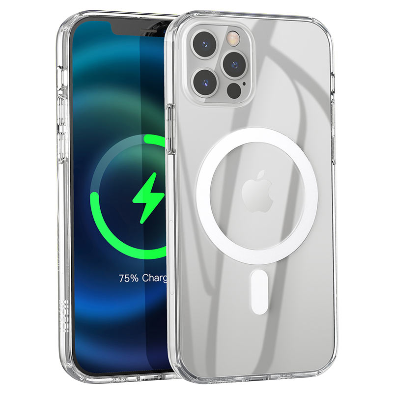 Husa pentru Smartphone HOCO  Magnetic series for  Apple iPhone 14 Pro,  Transparent photo 2