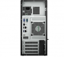 Dell PowerEdge T150 Tower, Intel Xeon E-2314 (2.8GHz, 8M Cache, 4C/4T, 65W), 1x16GB DDR4 UDIMM RAM, 2TB 7.2K RPM SATA HDD (Chassis up to 4x3,5” Cabled HDD), iDRAC9 Basic, On-Board LOM Broadcom 5720 Dual Port 1Gb , TPM 2.0 V3., Single cabled 300W PSU. thumbnav 4