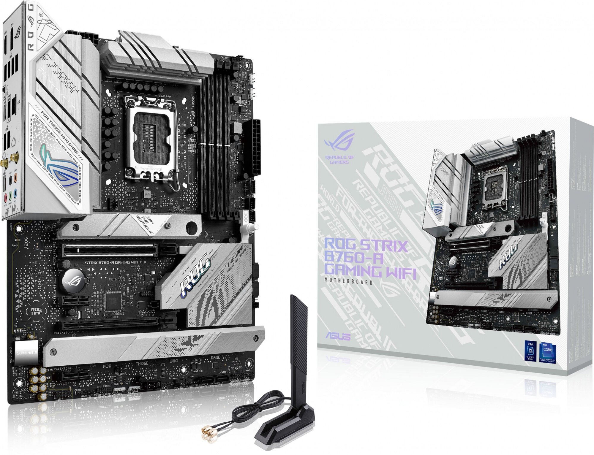 Материнская плата ASUS ROG STRIX B760-A GAMING WIFI / 1700 / B760 / DDR5 / ATX photo 1