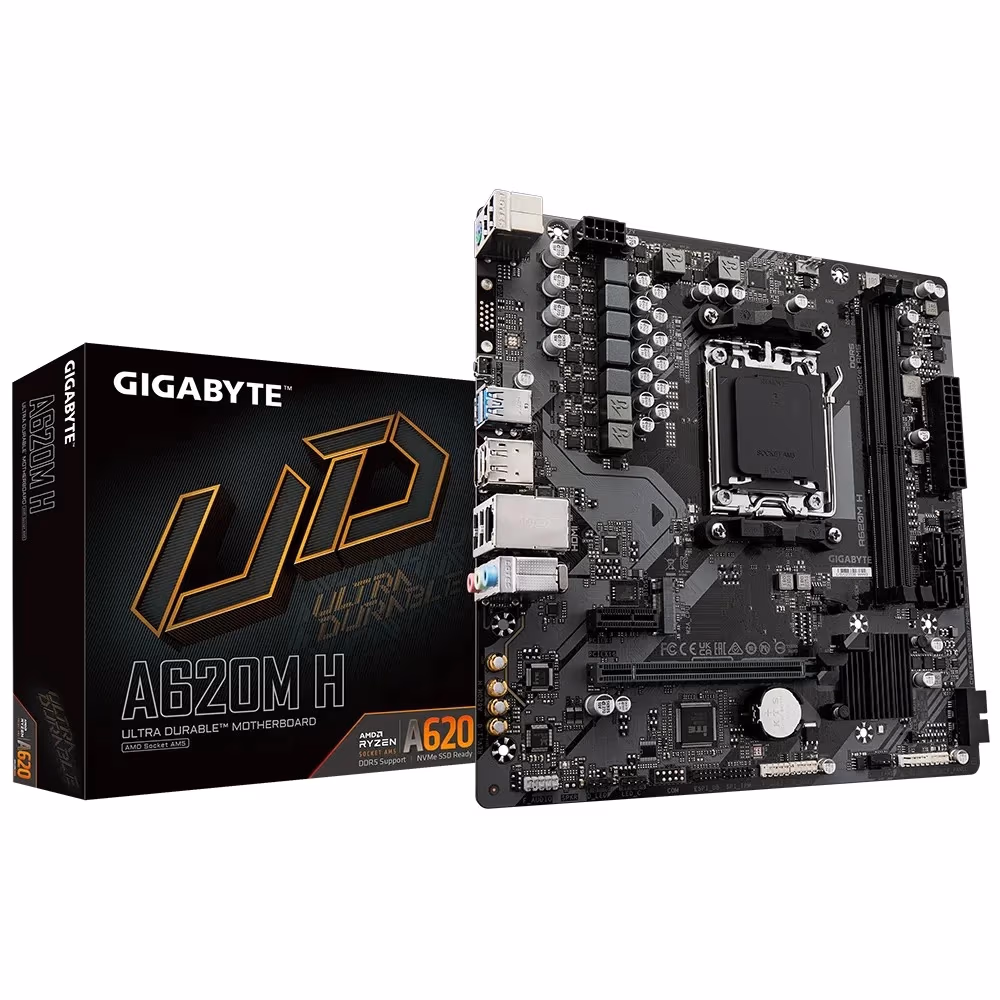 Материнская плата GIGABYTE A620M H / AM5 / A620 / DDR5 / mATX