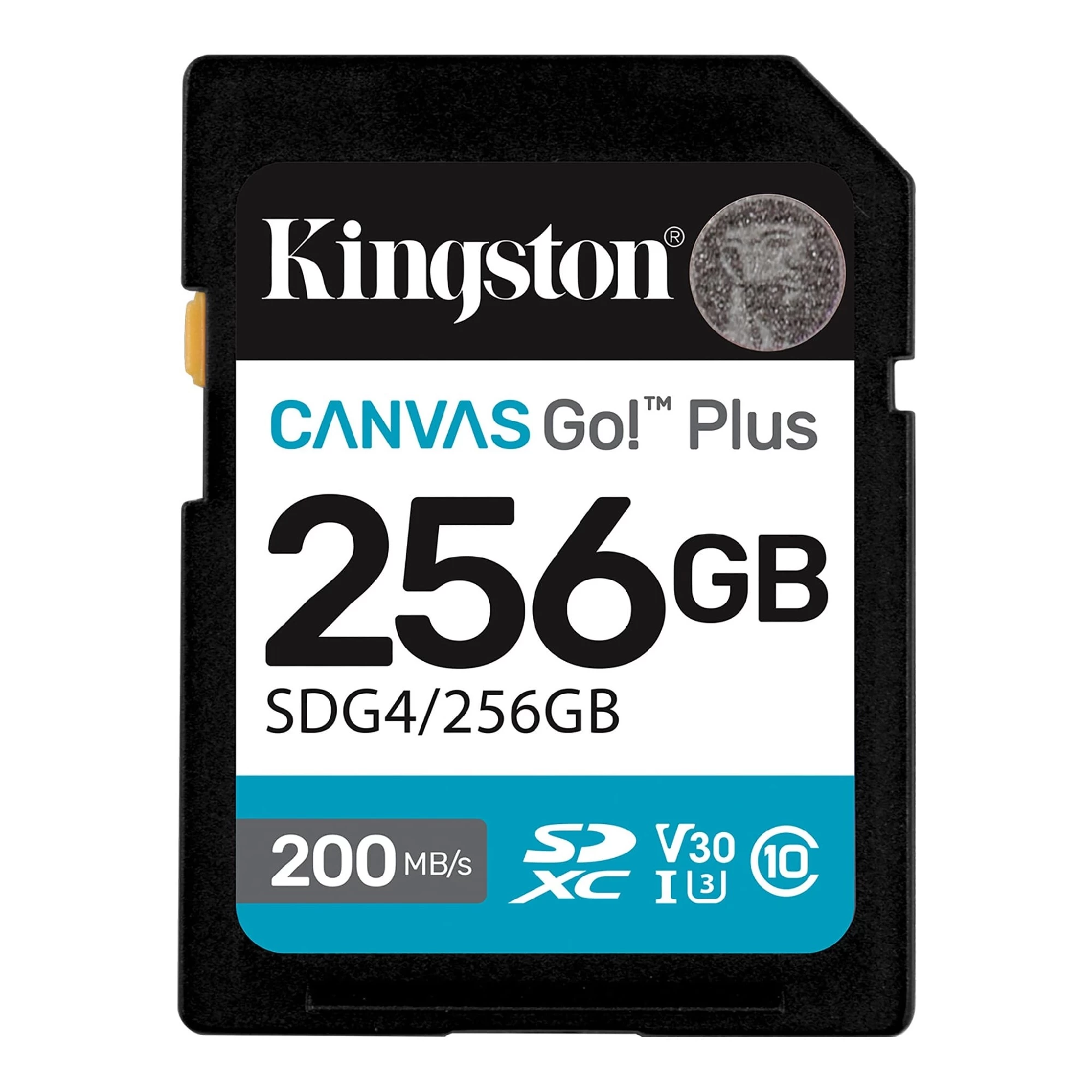 Card de memorie SD 256GB Kingston Canvas Go! Plus G4, 200/160Mbps