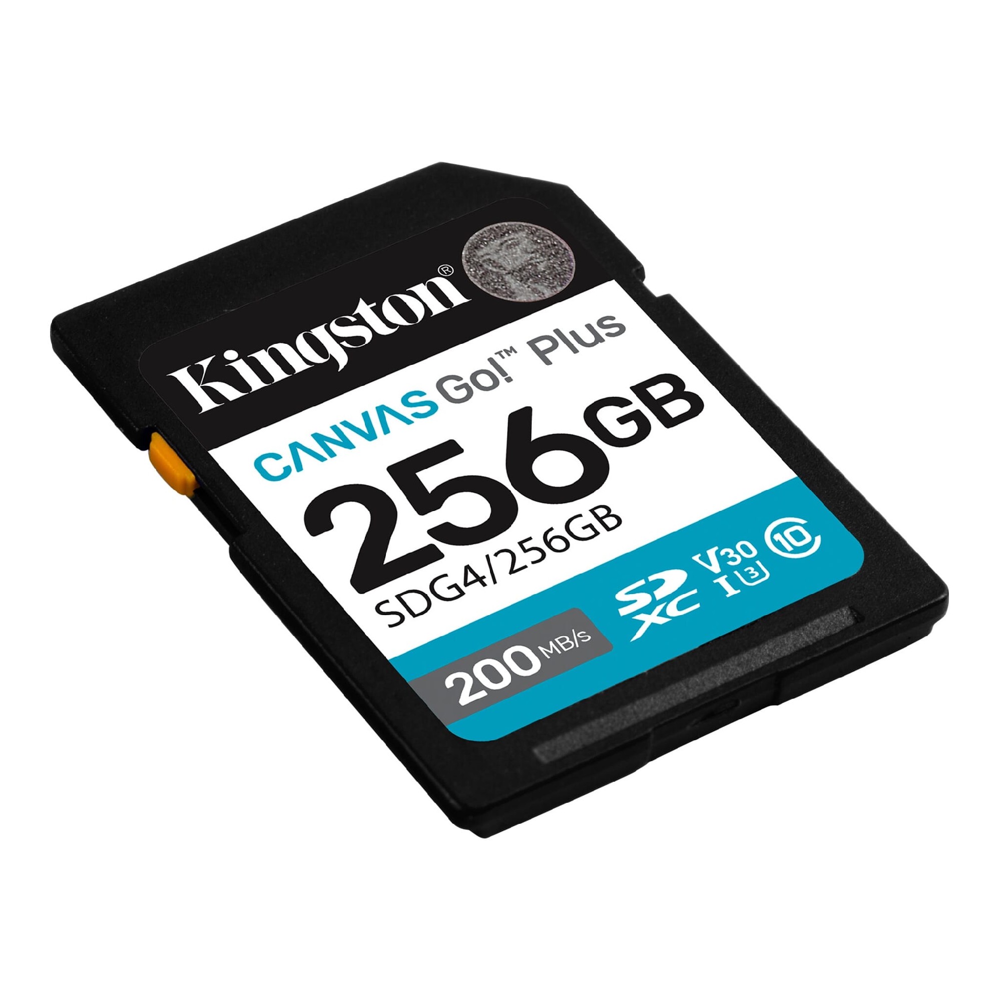 Карта памяти SD 256GB Kingston Canvas Go! Plus G4, 200/160MB/s photo 3