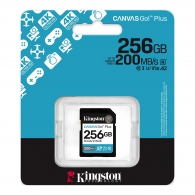 Карта памяти SD 256GB Kingston Canvas Go! Plus G4, 200/160MB/s thumbnav 1