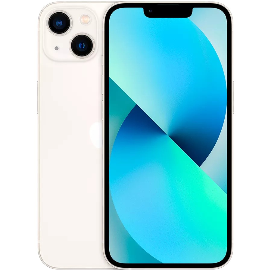 Smartphone Apple iPhone 13 128GB Starlight, (MLPG3RM/A) photo 1